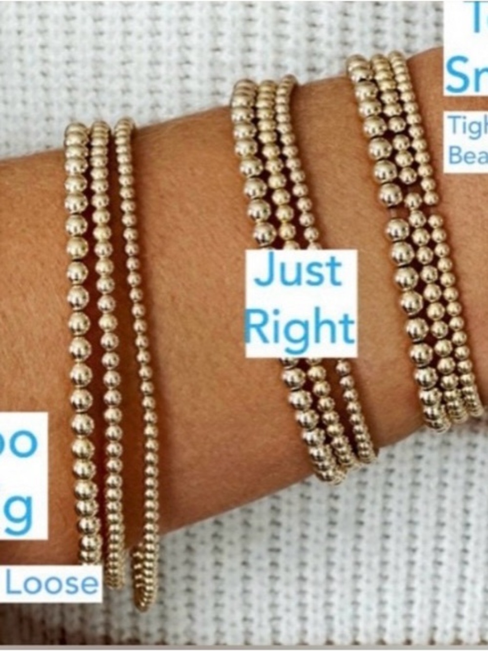Sterling Silver & 14K Gold Filled Bracelet; non tarnish; sweat & water proof. - Picture 3 of 5